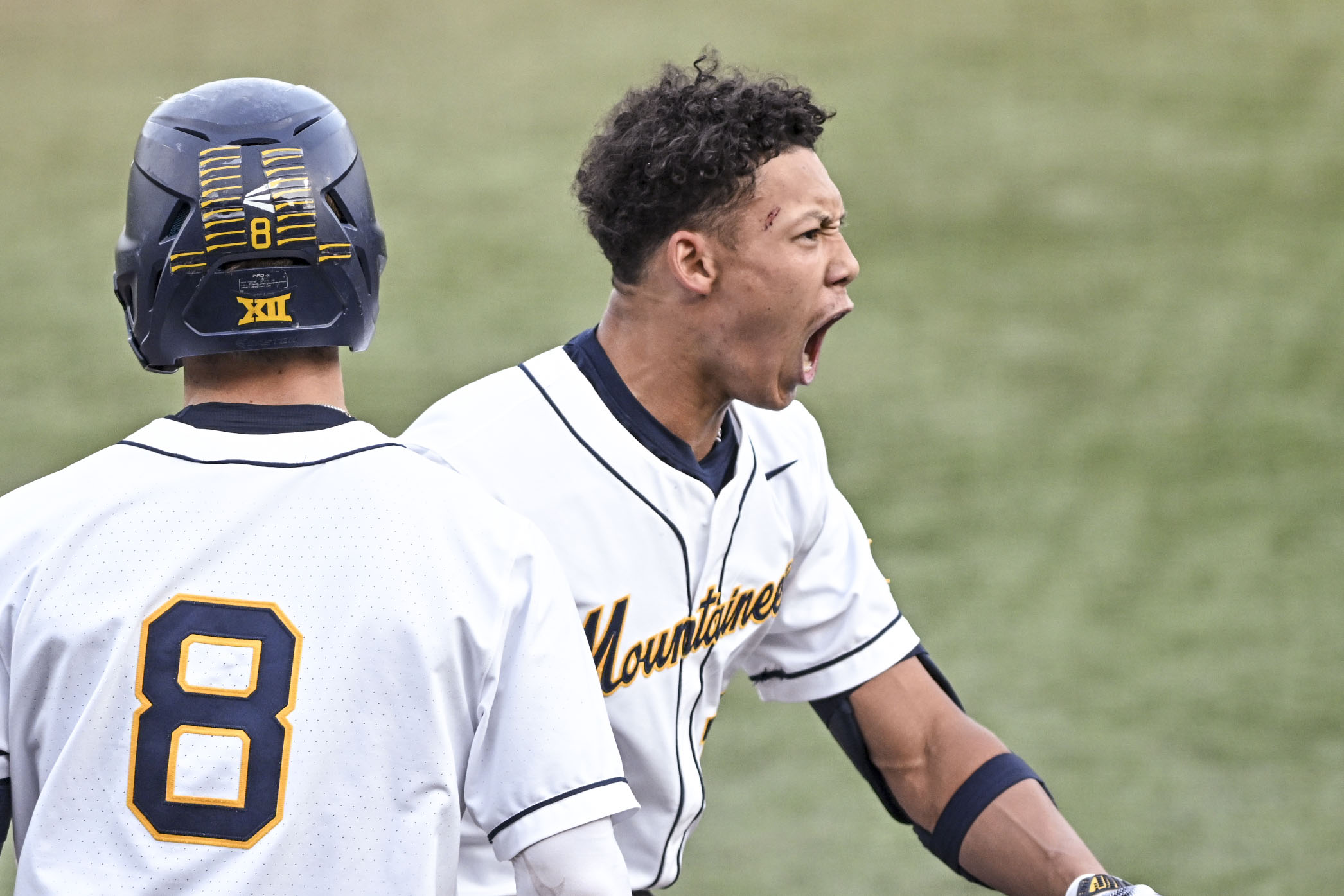 Landon Wallace, WVU, have become a magnet for hit-by-pitches, but it's helped lead to a No. 12 national ranking
